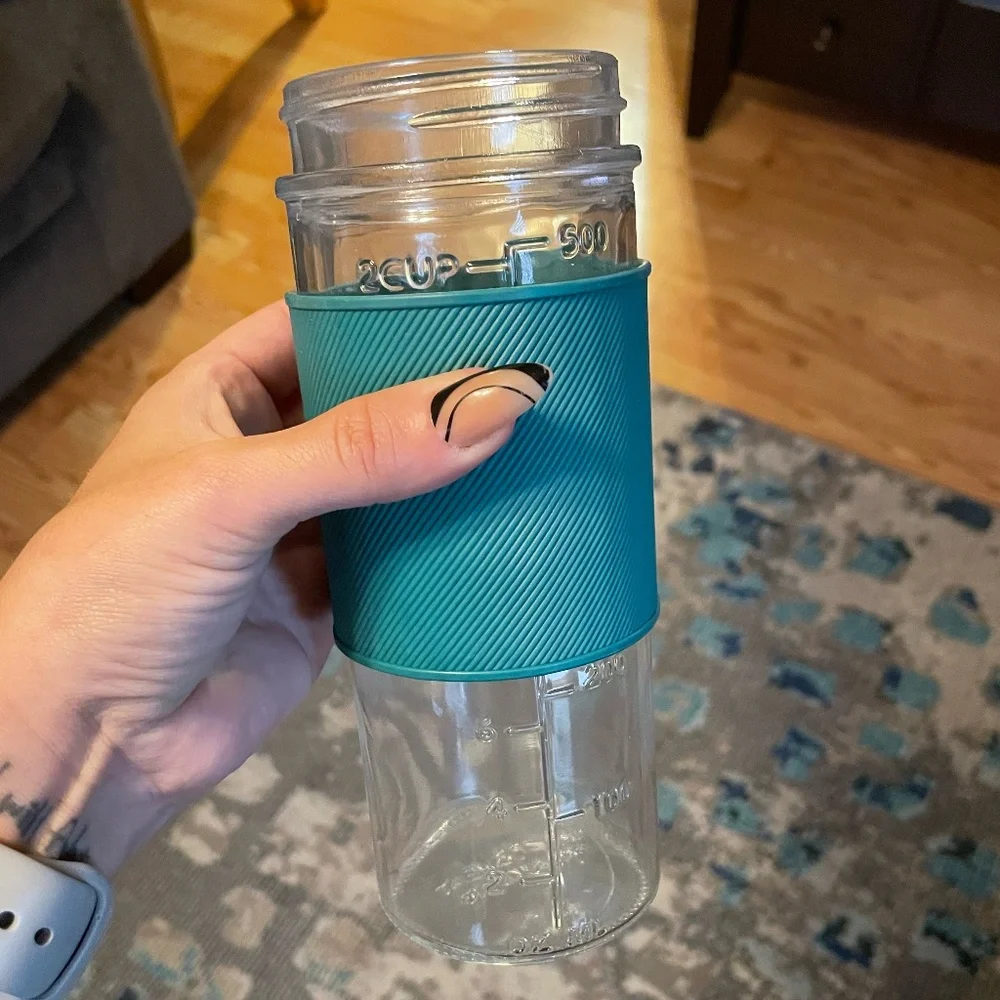🍸 Mason Jar Cocktail Shaker Kit - Teal 🍸